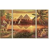 Schipper 9260442 - Malen nach Zahlen - Pyramiden am Nil, 50x80 cmvon "Noris"