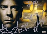 24 cast autographed 5x7 photo card (Kiefer Sutherland, Anil Kapoor, Freddie Prinze Jr, Mary Lynn Rajskub & Katee Sackhoff)