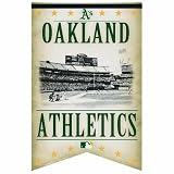 MLB Oakland Athletics Premium Felt Banner 17-by-26