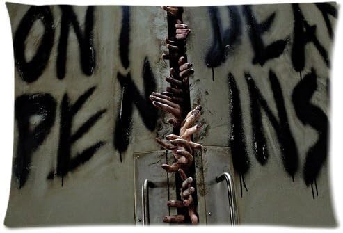 Custom Don't Open Dead Inside Horror Zombie Hands Rectangular Pillow Case 16x24 Inches Creative Personalized Pillowcase Bedding Pillow Slips by Lovely cat