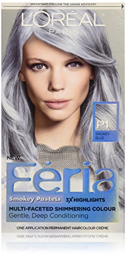 L Oreal Paris Hair Color Feria Pastels Dye Smokey Blue P1 Shopswell