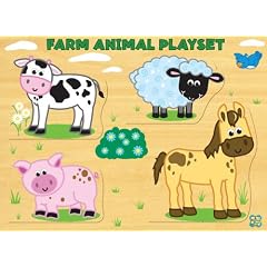 Farm Animal Playset (Hardcover)