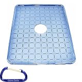 Gizmo Dorks Rubberized TPU Case (Blue) and Carabiner Key Chain for the Apple iPad