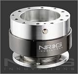 NRG Innovations (SRK-100T) Quick Release Steering Wheel Hubs - Silver/Titanium