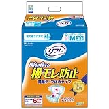 リフレ 簡単テープ止めタイプ横モレ防止 Mサイズ 30枚入(大人用紙おむつ テープ式)