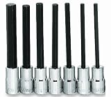 Williams 30943 6-Piece 1/4-Inch Drive Mid Hex Bit Socket Set [並行輸入品]