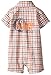 Calvin Klein Baby-Boys Infant Plaid Romper - Red Group