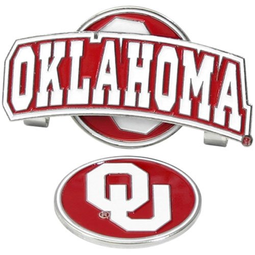 Oklahoma Sooners Ncaa Hat Clip W/ Golf Ball Marker