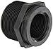 Banjo RB150-100 Polypropylene Pipe Fitting, Reducing Bushing, Schedule 80, 1-1/2 NPT Male x 1