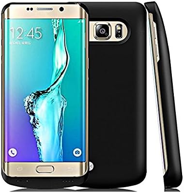 Galaxy S6 Battery Case, Portable Backup Power Bank Case 4200mAh Ultra Slim Rechargeable Extended Charging Case for Samsung Galaxy S6 (Black)