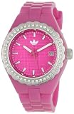 Adidas Women`s ADH2106 Midsize Cambridge 3 Hand Analog Pink Glitz Watch