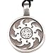 Celtic Sun Irish Knot Star Real Pewter Pendant Necklace