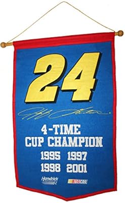 Jeff Gordon NASCAR 4-Time Cup Champion Dynasty Banner