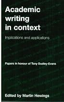 Academic Writing in Context: Implications and Applications