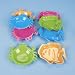 Plastic Crab And Fish Serving Dishes (1 dz)