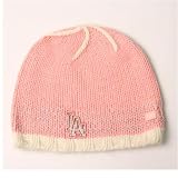 Los Angeles Dodgers Crochet Pink Knit Beanie - Officially Licensed MLB Apparel
