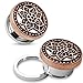 BodyJ4You Screw Fit Plugs Stainless Steel Tribal Lotus 4G-16mm (2 Pieces)