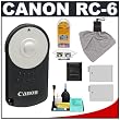 Canon RC-6 Wireless Remote Shutter Release Controller + (2) LP-E8 Batteries + Accessory Kit for Rebel T2i Digital SLR Cameras