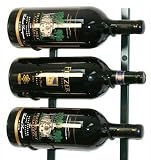 Big Bottle Wall Mounted Wine Rack (Satin Black) (28