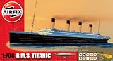 Airfix A50104 1:700 Scale RMS Titanic Classic Ship Model Gift Set with Paints, Glue and Brushes