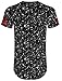 UPSCALE Mens Chicago Bulls Inspired Scallop Tee BLACK S