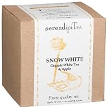 SerendipiTea Snow White, Organic White Tea & Apple, 2-Ounce Boxes (Pack of 2)