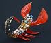 Glass Blown Art Figurine Murano Style Animal Scorpio # 3113