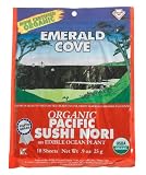 Review Emerald Cove  / Emerald Cove Organic Toasted Nori Sheets, .9-Ounce Package (Pack of 6)