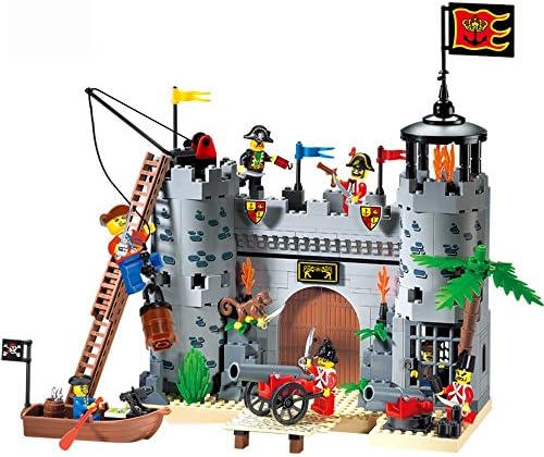 Enlighten Castle Series Pirates Robbery Barracks Model Building Blocks Sets Minifigures Compatible With Lego