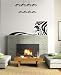 Zebra Animal Cute Design Wall Vinyl Sticker Decals Art Mural D2095