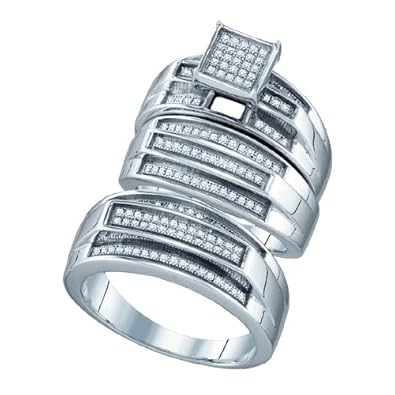 Cheap Girls Jewelry 0.44CTW DIAMOND FASHION TRIO SET For Sale
