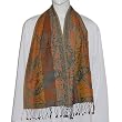 Mens Winter Clothing Wool Scarf Gift For Grandpa 12 x 60 inches (wsmf137)