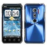 Blue Cosmo Hard Protector Case Cover For HTC EVO 3D Shoot