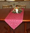 Linen Cotton Table Runner 72-inch Tasseled, made in Europe