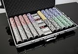 Pokerkoffer 1000 Pokerchips Trolley,OCEAN CHAMPION CHIP V.2