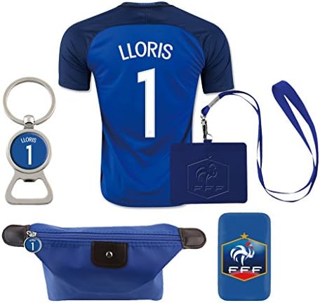 #1 Lloris (6 in 1 Combo) France Away Match Soccer Adult EURO 2016 Jersey