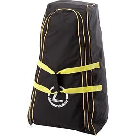 Longridge Deluxe Pull Trolley Cover Bag - Black/Yellow