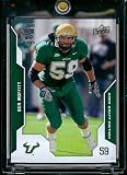 2008 Upper Deck Draft Edition # 8 Ben Moffitt (RC) - South Florida - Rookie Football Card in Protective Screw Down Display Case