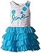 Nannette Girls' Knit Top with Love Applique Dress