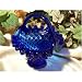 Cobalt Blue Glass Hobnail Basket / Bowl
