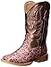Roper Square Toe Glitter Leopard Western Boot (Toddler/Little Kid)