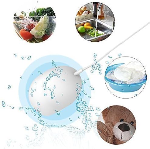 XiaoYuan Newest Ultrasonic Multi-functional Mini Portable Laundry Washing Machine Washer Cleaner Cleanser for Clothes,Towels, Underwears, Socks,Fruits, Toys ect (White)