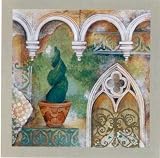 An Italian Garden 4 Finest LAMINATED Print M. Patrizia 14x14