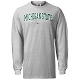 Nike Michigan State Spartans Ash College Classic Long Sleeved T-shirt