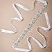 Remedios Bridal Sash Belt with Diamond Design For Women Gifts Nice Gifts,White