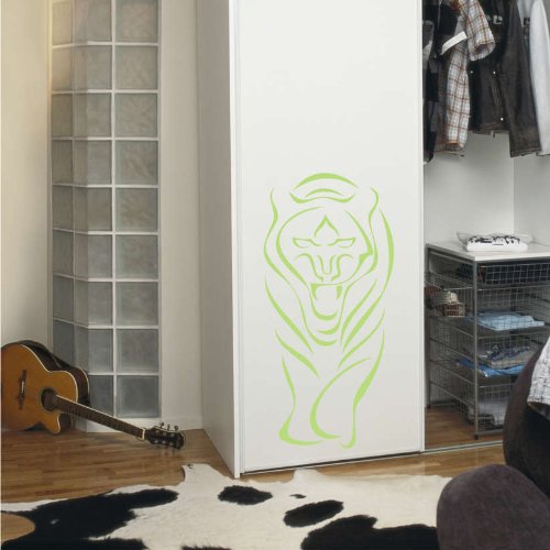 Imagen 1 de Etiqueta de la pared b002 rugido del tigre 96x45 cm