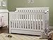 DaVinci Piedmont 4-in-1 Convertible Crib with Toddler Bed Conversion Kit in White, Greenguard Gold Certified