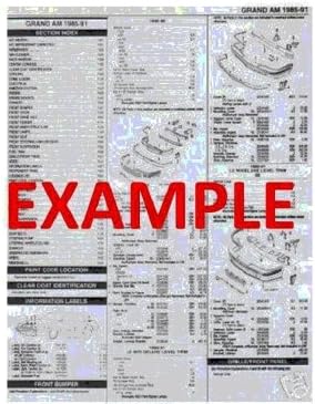 2008 - 2010 MITSUBISHI LANCER EVOLUTION PART NUMBERS, LABOR & PRICE ILLUSTRATED SHEETS