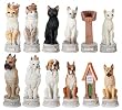 Chess Set - Dog Vs. Cat 4" Set - 4.0" Height - Board Not Included