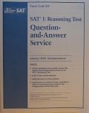  : SAT I Reasoning Test (Form KS - January 2002)